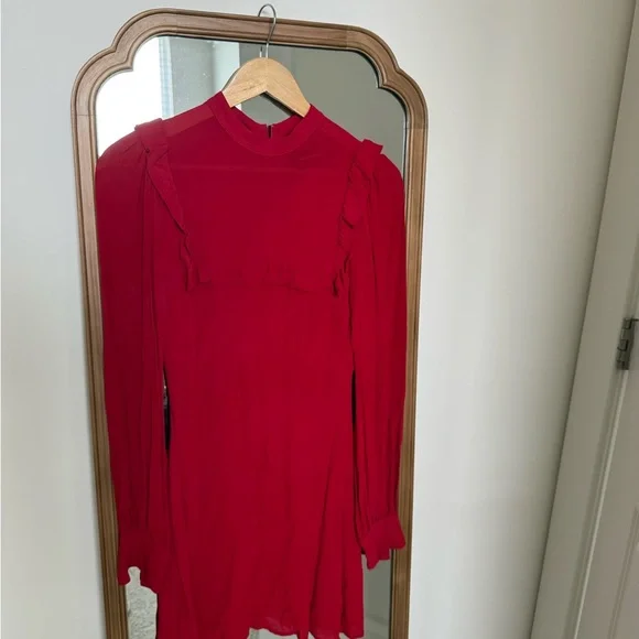Reformation Scarlet Red Blouse - Picture 3 of 6